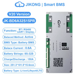 JK BMS BD6A32S15P BD6A32S10P V20 Smart BMS 8S-32S 0.6A Active Balance BMS 100A 150A