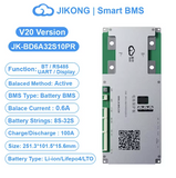 JK BMS BD6A32S15P BD6A32S10P V20 Smart BMS 8S-32S 0.6A Active Balance BMS 100A 150A