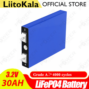 Liitokala LiFePo4 3.2V 30AH 5C 100A battery lithium Battery for diy 12V e bike solar motor