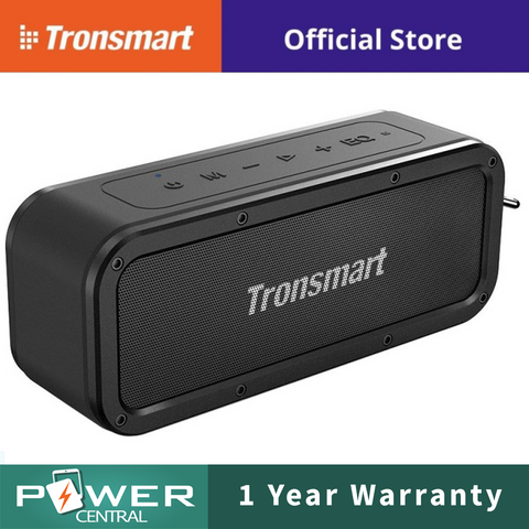 Tronsmart Force 40W IPX7 Waterproof Bluetooth 5.0 Wireless Speakers with Tri-Bass Effects, TWS, 15-Hour Playtime, Dual-Driver with Built-in Mic, NFC