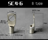 1 PC Tinned Copper Terminal lugs SC Series connector ring Solar lifepo4 SC2.5 SC4 SC150 14 to 0 AWG