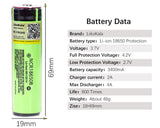 1 PC Liitokala 18650 3.7V 3400mah BMS NCR18650B rechargeable Lithium Ion Battery w/ protection board