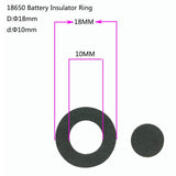 18650 21700 26650 32700 32650 Battery Insulator Ring Adhesive Gasket Barley Paper lithium ion