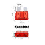 1 PC Medium Size STANDARD Car Auto Blade Fuse 2A 3A 5A 7.5A 10A 15A 20A 25A 30A 35A 40A