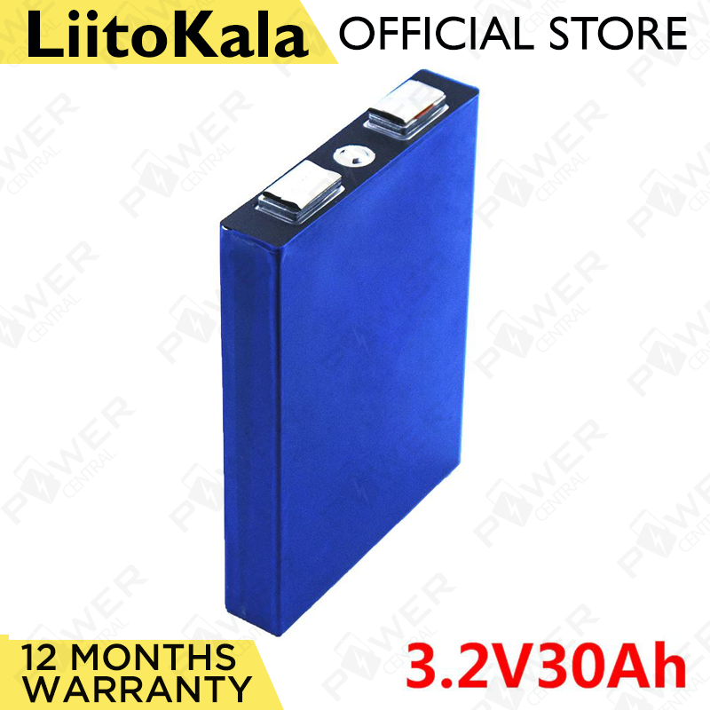 Liitokala LiFePo4 3.2V 30AH 5C 100A battery lithium Battery for diy 12V e bike solar motor