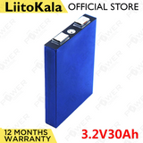 Liitokala LiFePo4 3.2V 30AH 5C 100A battery lithium Battery for diy 12V e bike solar motor