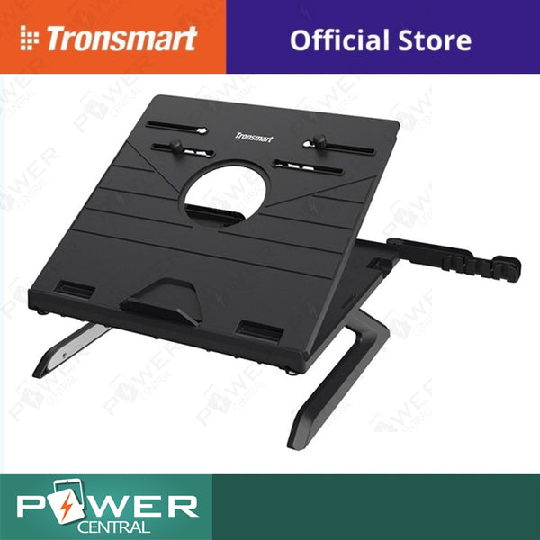 Tronsmart D07 Foldable Adjustable Laptop Riser with Phone Holders Compatible with 10 to 17-in Laptop