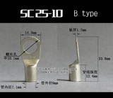 1 PC Tinned Copper Terminal lugs SC Series connector ring Solar lifepo4 SC2.5 SC4 SC150 14 to 0 AWG