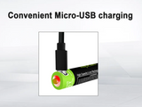 Vapcell AA AAA 540mah 1800mAh 1.5v Lithium Li ion MIcro USB rechargeable button top battery ni mh