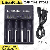 LiitoKala Lii-PL4 Lii-PL2 LiFePO4 Battery Charger Lithium Ion 18650 26650 21700 AA AAA Ni-MH Ni-CD
