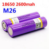 1 pc 100% original LiitoKala for M26 18650 2600mah 10A li-ion rechargeable battery