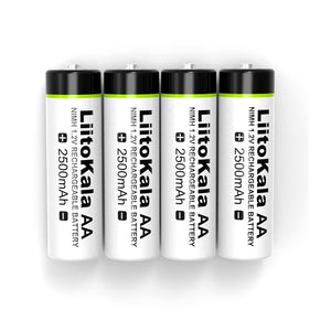1PC Liitokala 1.2V AA  2600mAh AAA 1100mAh Ni-MH Rechargeable battery High Capacity