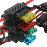 RR Car Auto 10A 15A 20A 30A Medium Size Waterproof Standard Blade Type Fuse Holder