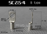 1 PC Tinned Copper Terminal lugs SC Series connector ring Solar lifepo4 SC2.5 SC4 SC150 14 to 0 AWG