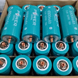 Power Central Tested LiFePO4 screw Flat type 6500 Brand New 2023 rechargeable 3.2V 32650 32700 battery manufactured by Tipsun