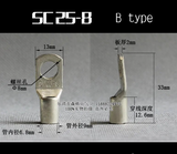 1 PC Tinned Copper Terminal lugs SC Series connector ring Solar lifepo4 SC2.5 SC4 SC150 14 to 0 AWG