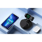 Choetech 3 in 1 15W Magnetic Fast Wireless Charging Stand T587-F
