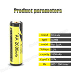 1PC Liitokala 1.2V AA  2600mAh AAA 1100mAh Ni-MH Rechargeable battery High Capacity