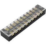 Terminal Block 600V 10 to 20 Slots 15A 25A Copper Molded Type Electrical  fire retardant