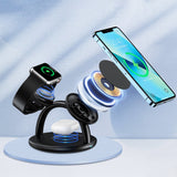 Choetech 3 in 1 15W Magnetic Fast Wireless Charging Stand T587-F