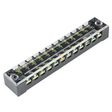 Terminal Block 600V 10 to 20 Slots 15A 25A Copper Molded Type Electrical  fire retardant