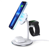 Choetech 3 in 1 15W Magnetic Fast Wireless Charging Stand for iPhone, AirPods, AppleWatch T585-F