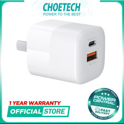 Choetech USB C PD 33W Wall Charger USB Type C Power Delivery 3.0 PPS QC PD5006