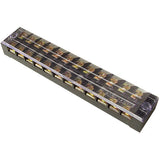 Terminal Block 600V 10 to 20 Slots 15A 25A Copper Molded Type Electrical  fire retardant