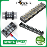 Terminal Block 600V 10 to 20 Slots 15A 25A Copper Molded Type Electrical  fire retardant