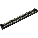 Terminal Block 600V 10 to 20 Slots 15A 25A Copper Molded Type Electrical  fire retardant