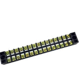 Terminal Block 600V 10 to 20 Slots 15A 25A Copper Molded Type Electrical  fire retardant