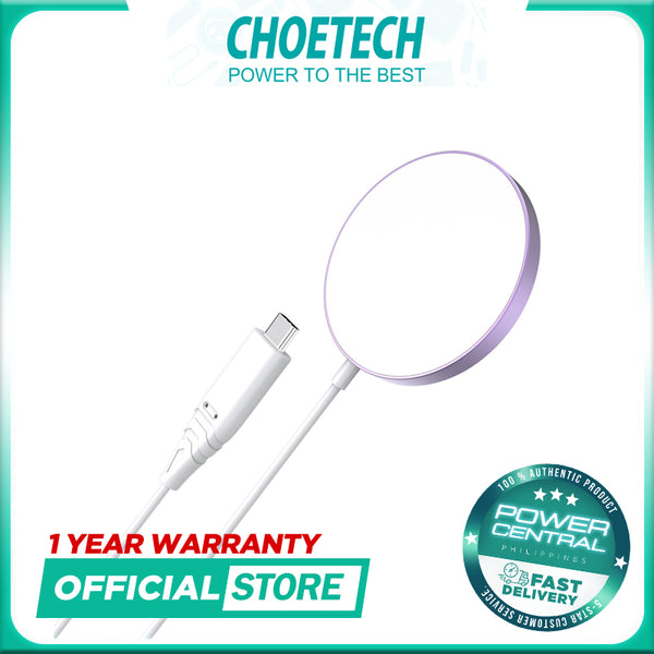 Choetech 15W Fast Magnetic Wireless Charger Qi Supported Mobiles T518-F