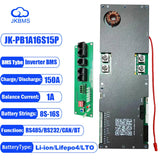 JK Inverter Smart BMS 8-16S 100A-200A RS485 CAN Active balancer 2A Solar Home Battery Storage system