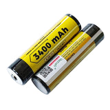 1PC Vapcell 18650 B34 3400mah 10A/25A K25 2500mah 20A/35A 3.7V Li ion battery Flashlight Power Tools