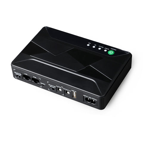 SKE Mini POE 60W 17W UPS for Router Modem DC 9V 12V Gigabit POE 24V 48 ...