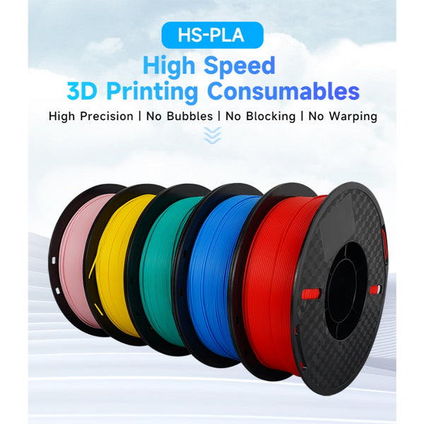 Kingroon HS PLA PETG Filament 1.75mm High Speed 1KG 3D Printer Plastic Fast Curing Bamboo