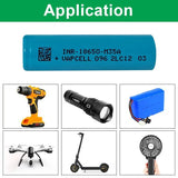1PC Vapcell 18650 B34 3400mah 10A/25A K25 2500mah 20A/35A 3.7V Li ion battery Flashlight Power Tools