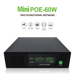 SKE Mini POE 60W 17W UPS for Router Modem DC 9V 12V Gigabit POE 24V 48V 17,600mAh LiFePO4 Battery