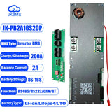 JK Inverter Smart BMS 8-16S 100A-200A RS485 CAN Active balancer 2A Solar Home Battery Storage system