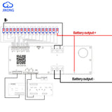 JK Inverter Smart BMS 8-16S 100A-200A RS485 CAN Active balancer 2A Solar Home Battery Storage system