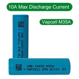 1PC Vapcell 18650 B34 3400mah 10A/25A K25 2500mah 20A/35A 3.7V Li ion battery Flashlight Power Tools