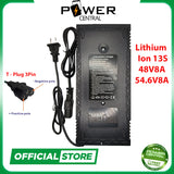 Power Central Lithium Ion Charger 72V 60V 48V 36V 24V 16V 5A 2A ebike battery Wall 20S 16S 13S