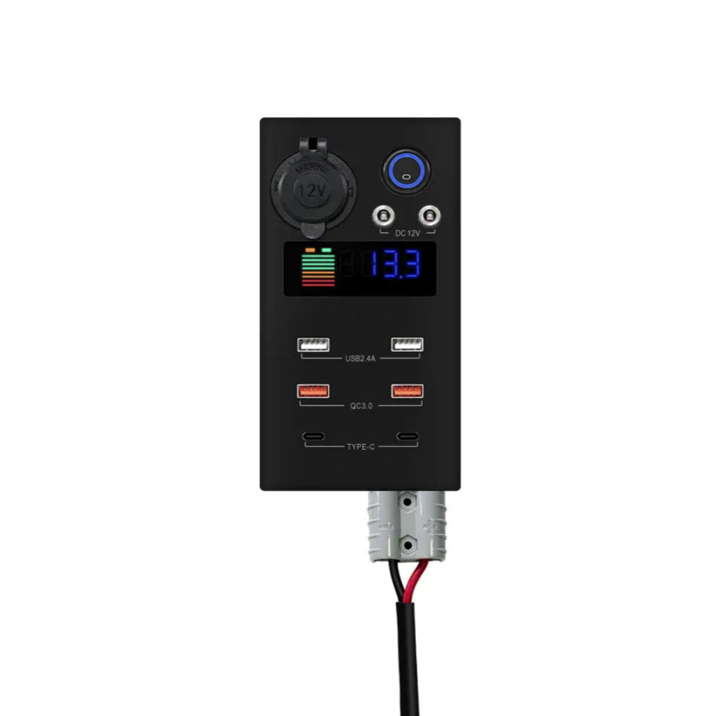 Licitti DC Control Box Socket for 12V 24V Lithium ion lifepo4 battery ...