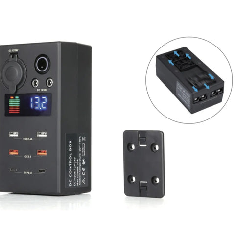 Lithium Control Box Licitti DC Control Box Socket for 12V 24V Lithium ion lifepo4 battery ...