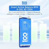 Power Central 4S to 24S 12V to 72V 40A to 100A Smart BMS w/ Active Balancer 1A Daly 100 Balance