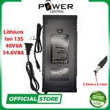 Power Central Lithium Ion Charger 72V 60V 48V 36V 24V 16V 5A 2A ebike battery Wall 20S 16S 13S