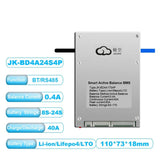 JK SMART BMS 12v 24v 48v Active Balance 7S to 24S 40A to 200A Lifepo4 Lithium ion  32700 21700 18650