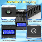 LiitoKala lii-700 3A LCD internal resistance Lithium NiMH AA Battery fast Charger 18650 26650