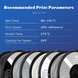 QIDI Tech ABS-GF25 Glass Fiber Filament High Speed Rapido ABS Filament Odorless