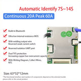 JBD Smart BMS DB24SA03 SP14S004 7S-24S 20 to 80A Lifepo4 Lithium ion Bluetooth 24V 48V 60V
